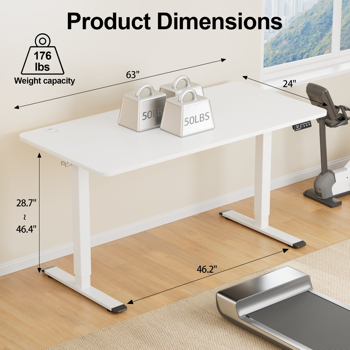 Putnam Height Adjustable Standing Desks